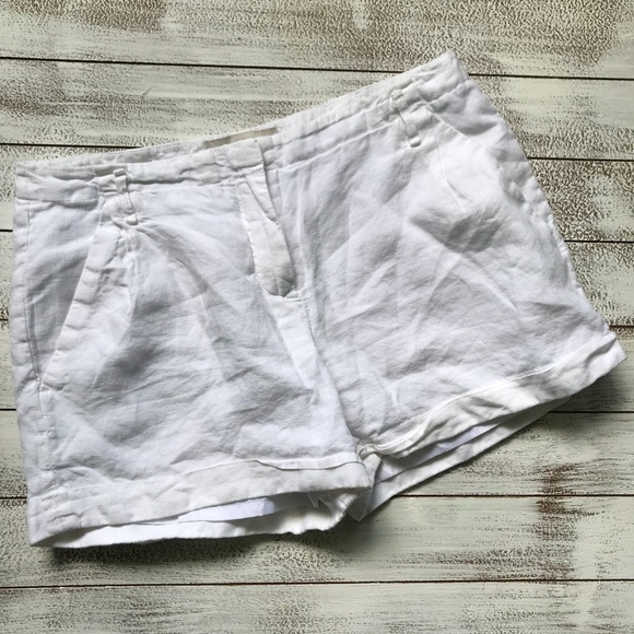 LOFT LINEN SHORTS - Picture 2 of 8